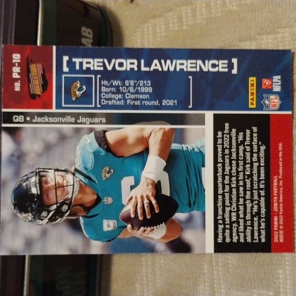 2022 Trevor Lawrence revolution 2022 zenith - Picture 2 of 2